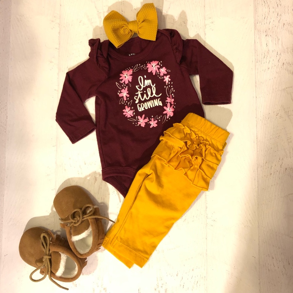 Newborn Baby Girl Outfit Bundle